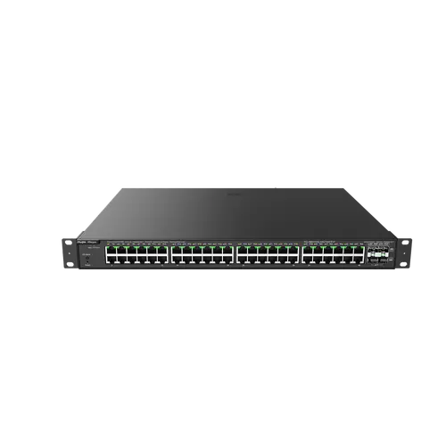 Комутатор Ruijie RG-NBS3100-48GT4SFP-P, 48xGbЕ, POE+, 370 W, 4xSFP, L2