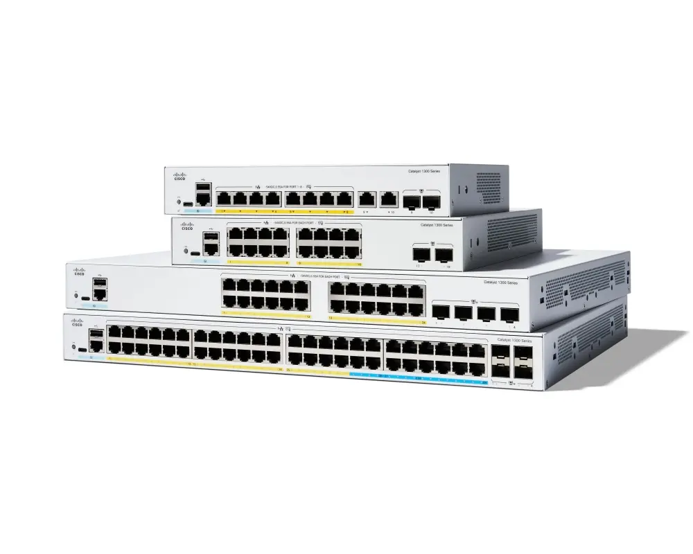 Комутатор, Cisco Catalyst 1300 48-port GE, 4x1G SFP