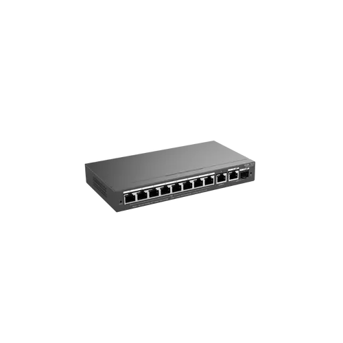 Комутатор Ruijie RG-ES210GS-P, 8xGbE PoE+, 1x GbE, 1x GbE/SFP, 120W, до 16 VLAN - image 1