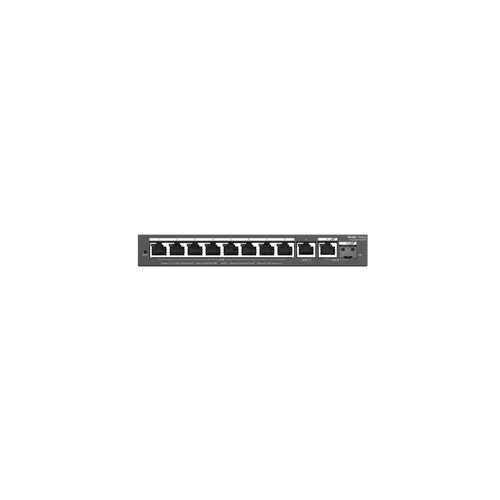 Switch Ruijie RG-ES210GS-P, 8xGbE PoE+, 1x GbE, 1x GbE/SFP, 120W, până la 16 VLAN - 1
