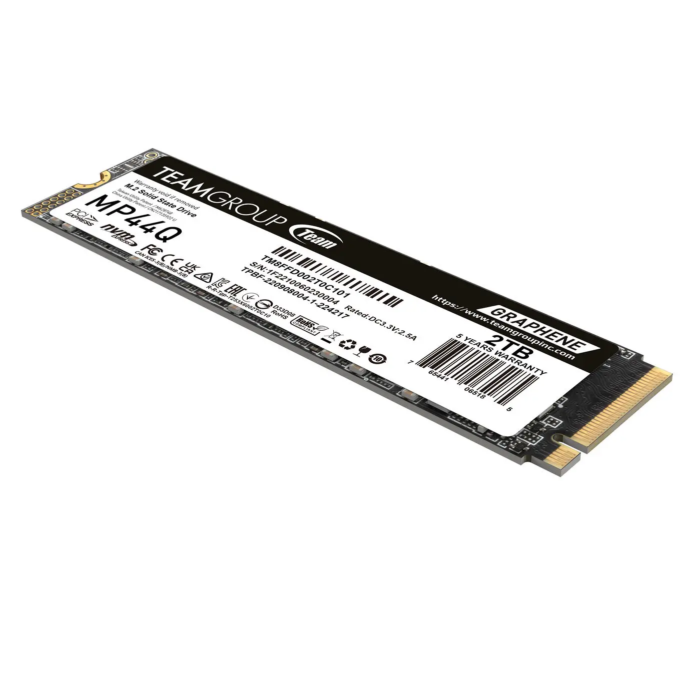 Твърд диск, TEAM SSD MP44Q 2TB M2 PCI-E - image 1
