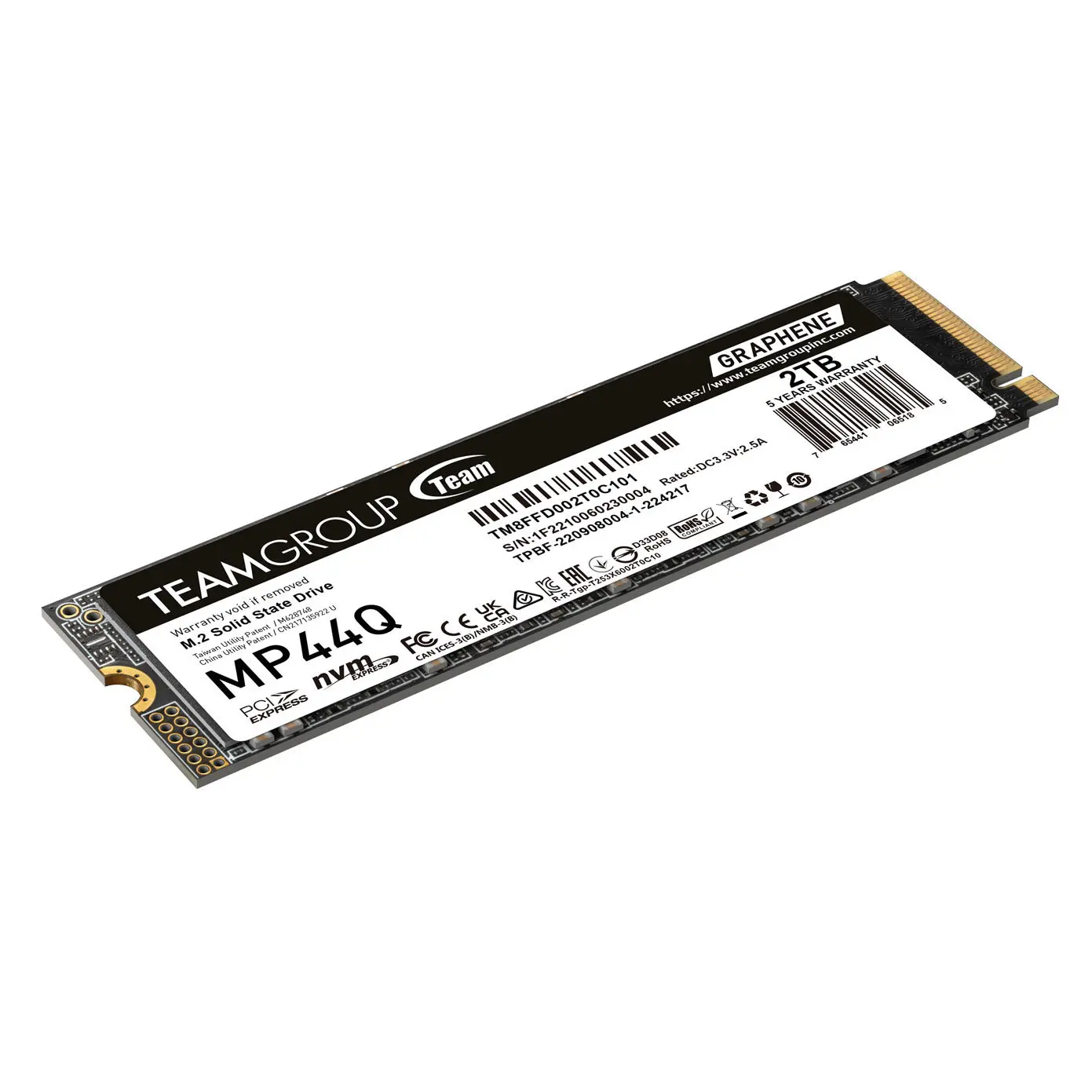 Твърд диск, TEAM SSD MP44Q 2TB M2 PCI-E - image 2