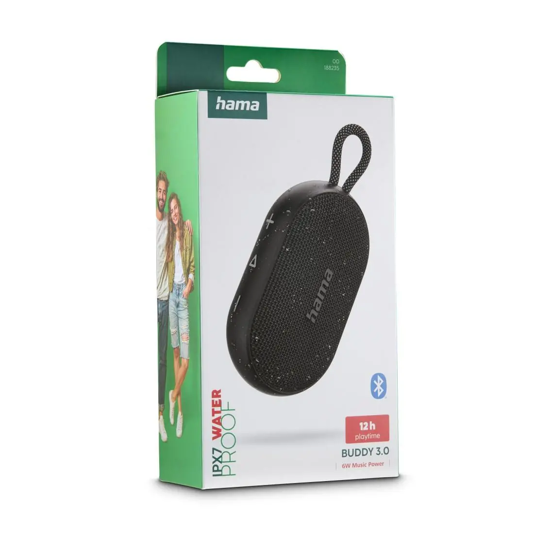 Hama Ηχείο Bluetooth "Buddy 3.0", αδιάβροχο IPX7, 6 W, 188235 - image 5
