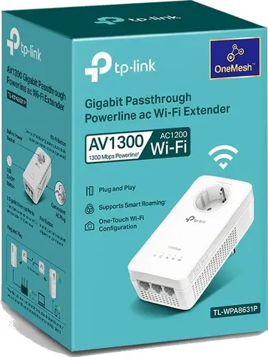 Адаптер за мрежа TP-LINK TL-WPA8631P, AC1300, 3xGbit RJ портове, 1бр. - image 1