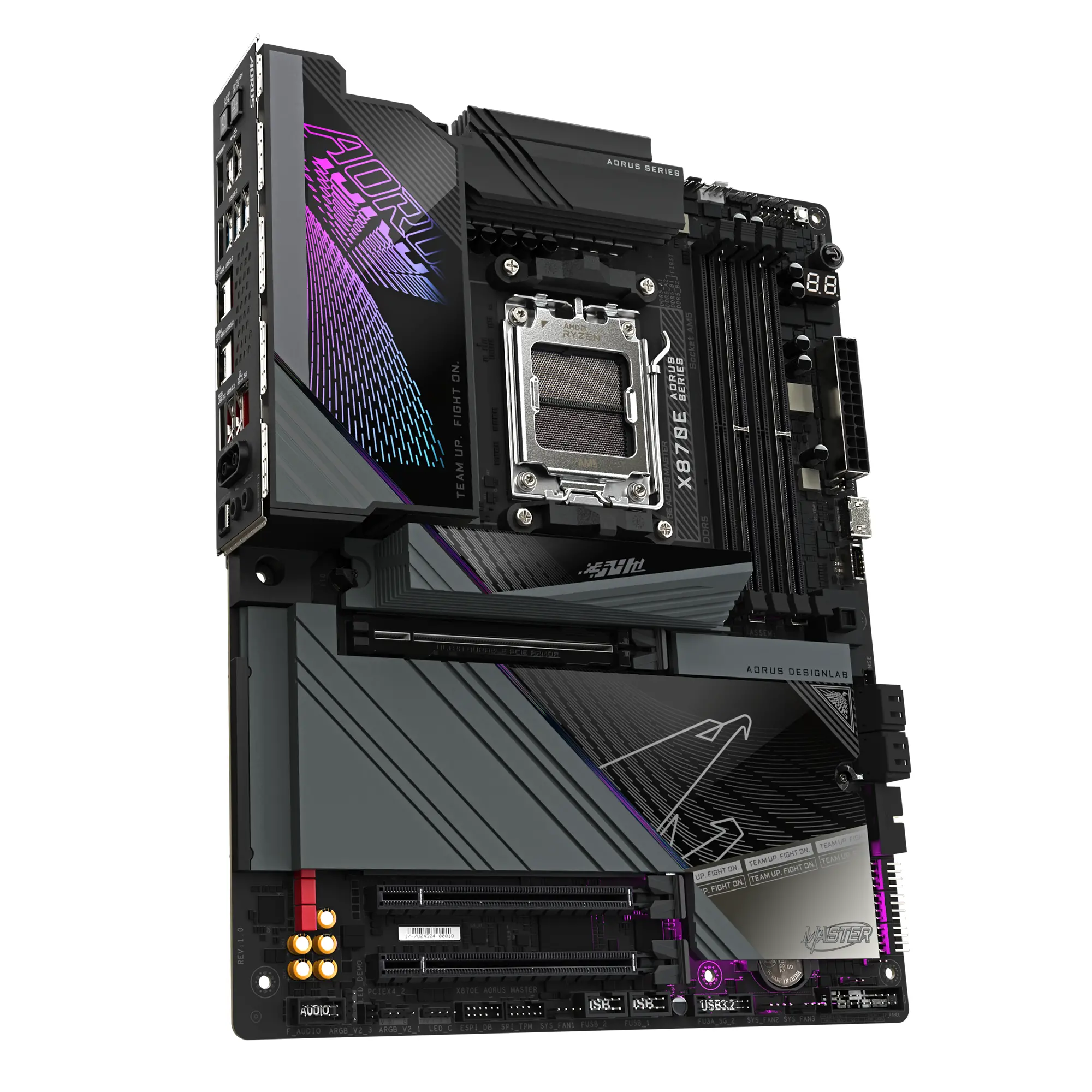 Дънна платка GIGABYTE X870E AORUS MASTER, Socket AM5 - image 1