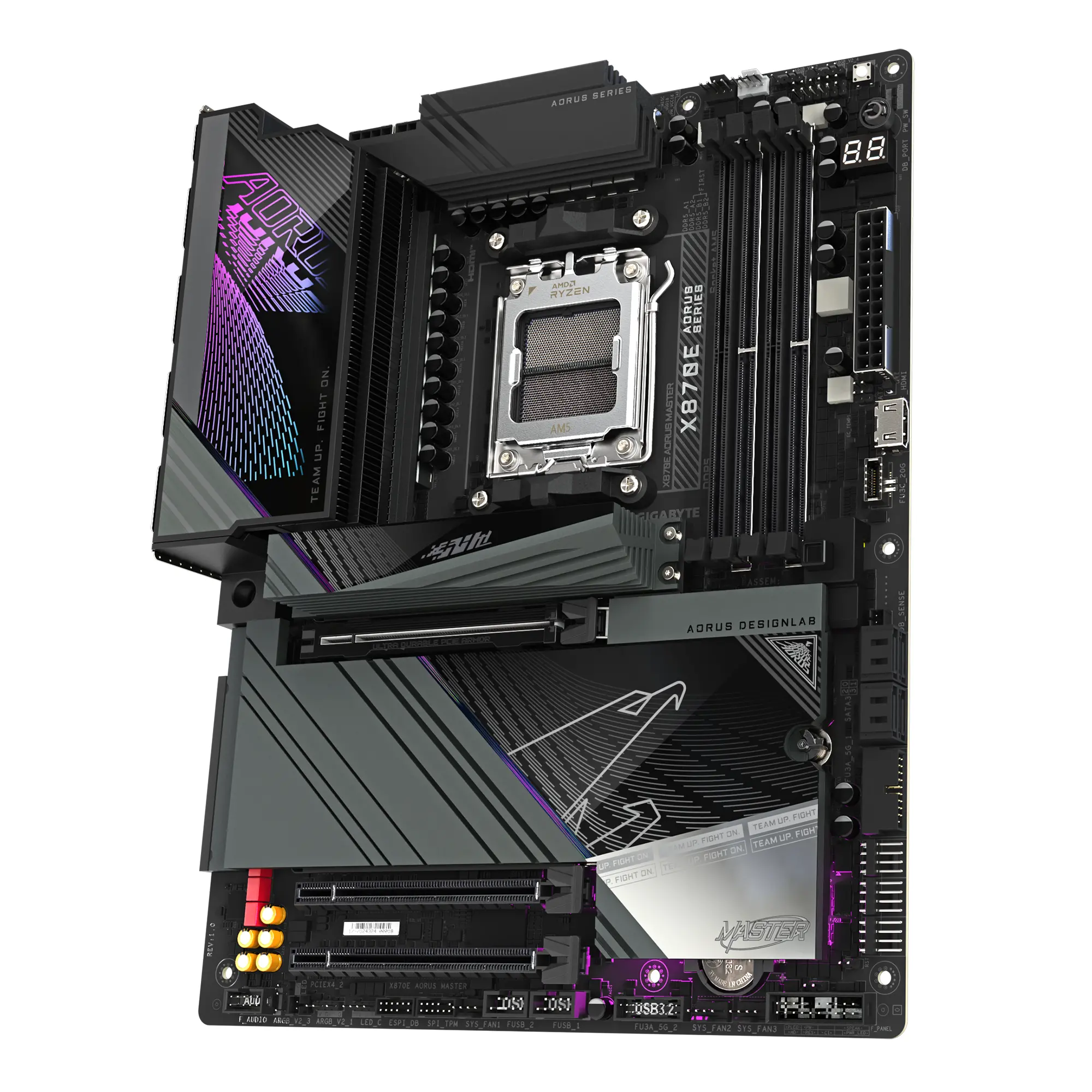 Дънна платка GIGABYTE X870E AORUS MASTER, Socket AM5 - image 2