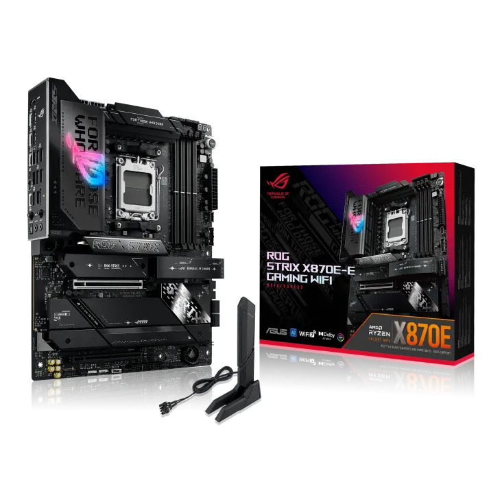 Дънна платка ASUS ROG STRIX X870E-E GAMING WIFI AM5 DDR5 - image 4
