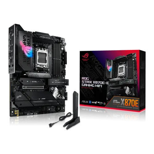 Дънна платка ASUS ROG STRIX X870E-E GAMING WIFI AM5 DDR5 - image 4