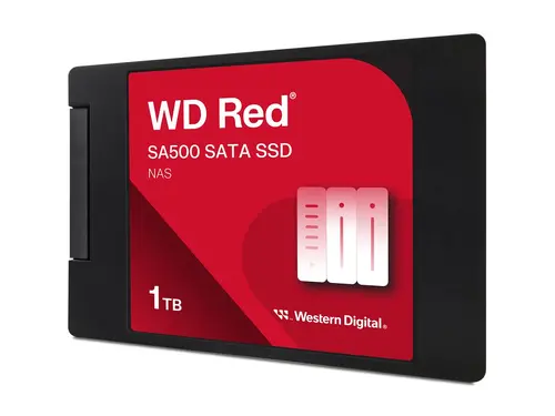 SSD WD Red SA500 NAS 1TB 2.5 SATA III 3D NAND, read-write: up to 560MBs, 530MBs (5 years warra POWERED BY SANDISK - image 1