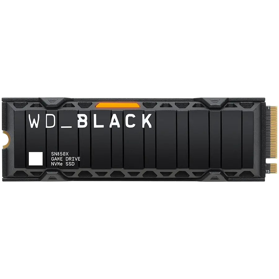 WD Black 2TB SN850X NVMe SSD Supremely Fast PCIe Gen4 x4 M.2 with heatsink internal single-packed