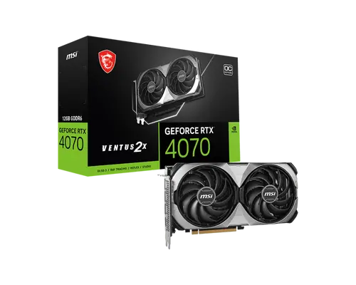 Видео карта, MSI RTX4070 VENTU 2X E1 12G OC