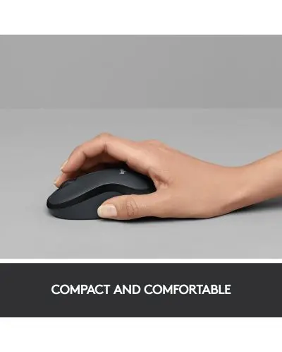 МИШКА LOGITECH M220 SILENT - USB - 2.4 GHz, Optical 1000 dpi - Wireless / Безжична - Black - PN 910-004878 - image 5