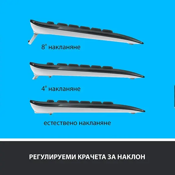 ΣΕΤ ΠΟΝΤΙΚΙ + ΠΛΗΚΤΡΟΛΟΓΙΟ LOGITECH MK540 US - Ασύρματο - ΧΩΡΙΣ ΚΥΡΙΛΛΙΚΑ BDS (ΧΩΡΙΣ ΚΥΡΙΛΛΙΚΑ BDS) - Μαύρο - PN 920-008685 - image 4