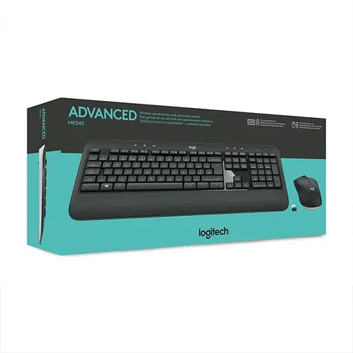 КОМПЛЕКТ МИШКА + КЛАВИАТУРА LOGITECH MK540 US - Wireless / Безжична - БЕЗ БДС КИРИЛИЗАЦИЯ (WITHOUT BDS CYRILLIC) - Black - PN 920-008685 - image 7
