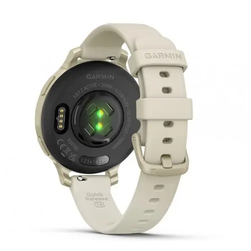 Garmin Lily® 2 Active - Lunar Gold с Bone силиконова каишка 010-02891-00 - image 4