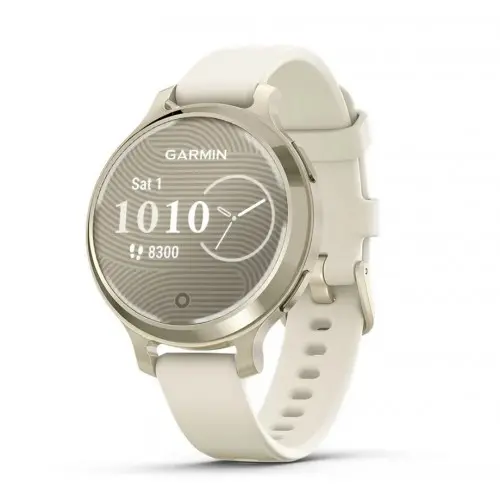 Garmin Lily® 2 Active - Lunar Gold с Bone силиконова каишка 010-02891-00