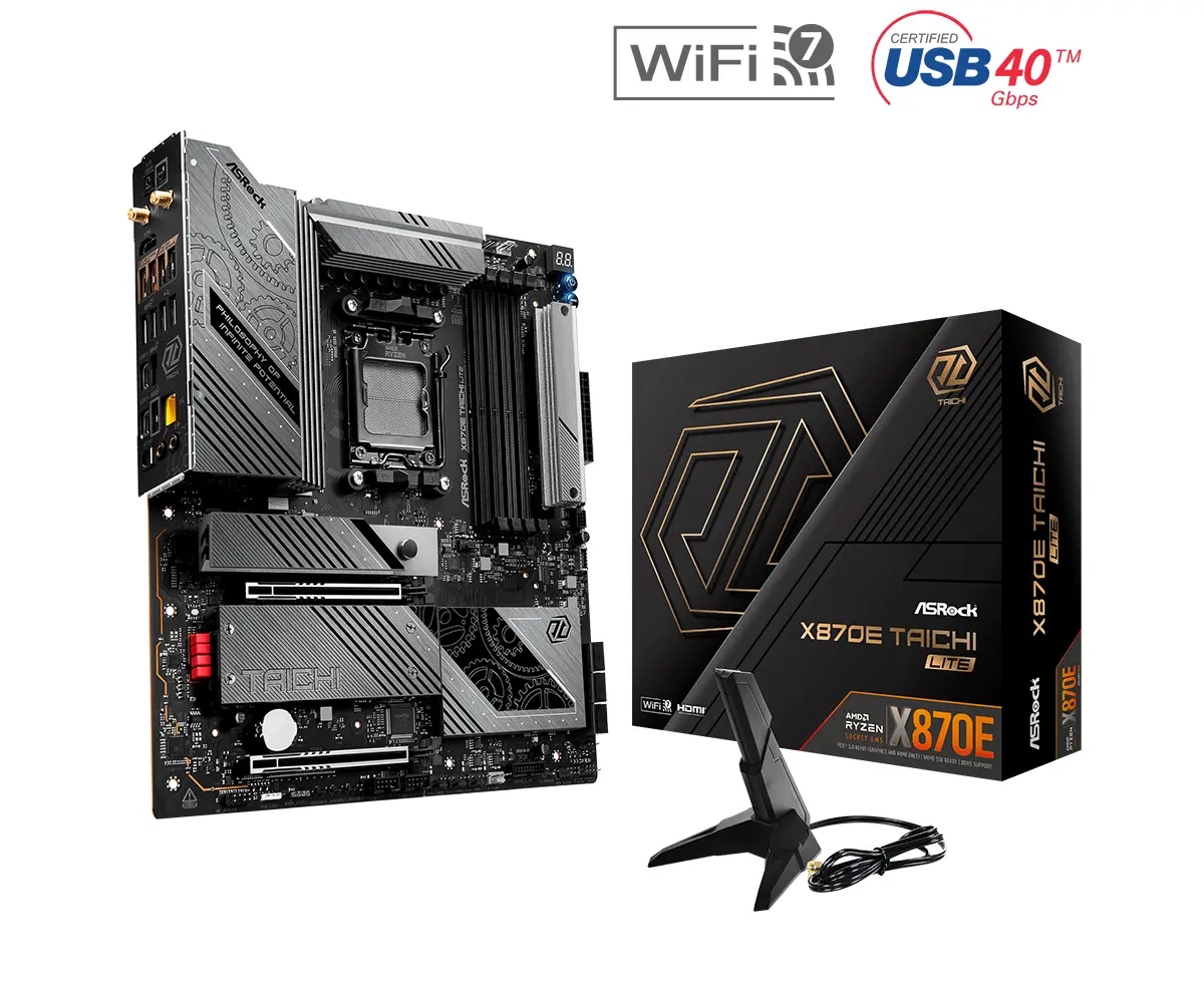 Placă de bază ASROCK X870E TAICHI LITE, Socket AM5 - image 5