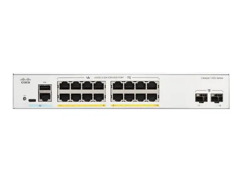 Switch, Cisco Catalyst 1200 cu 16 porturi GE, PoE, 2x1G SFP - 1