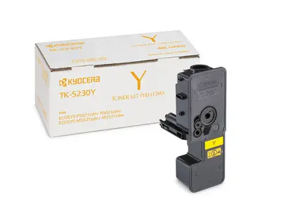 Тонер касета Kyocera TK-5230Y, жълта