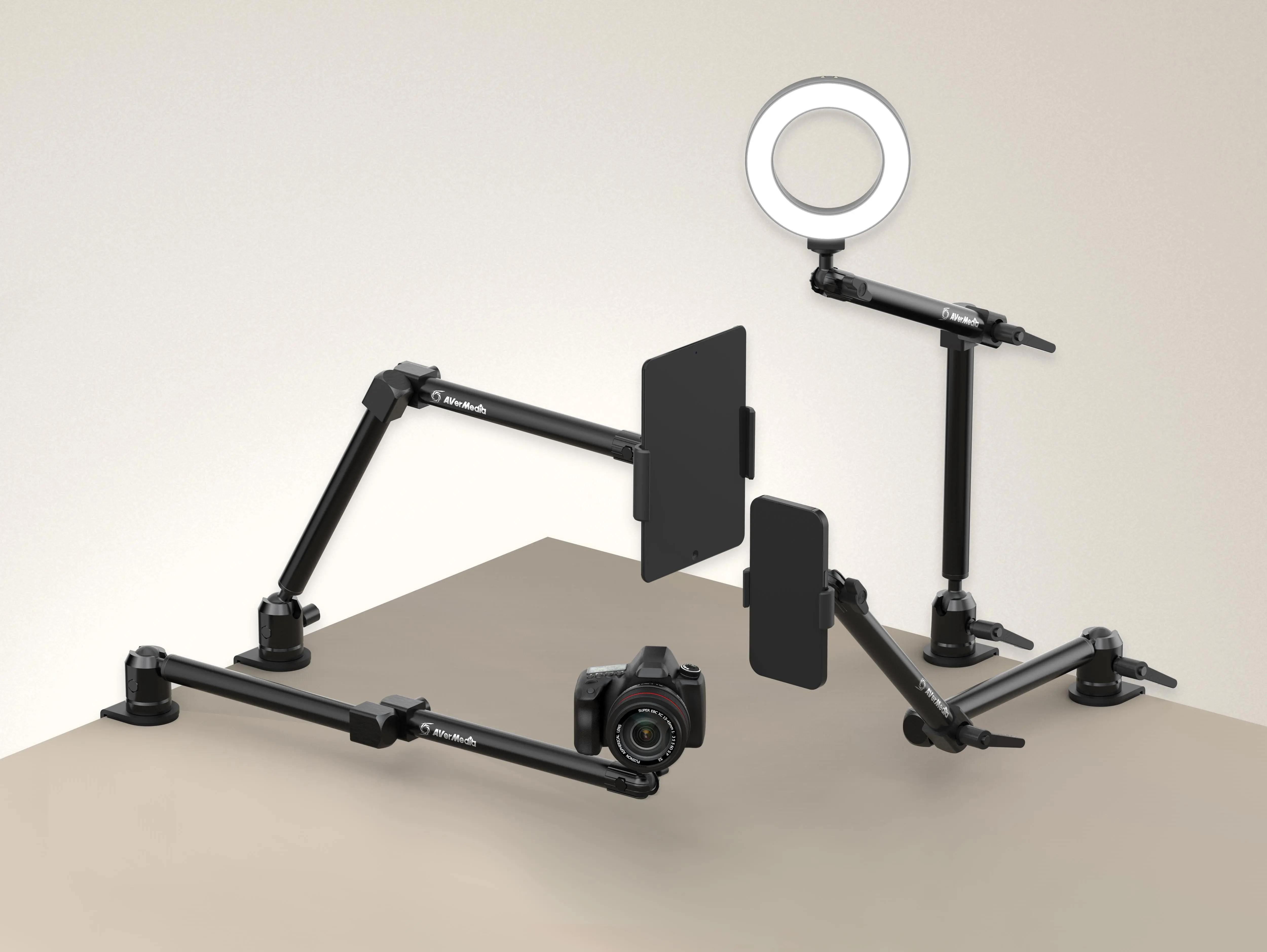AverMedia Стойка Multi-Angle Arm Flexi Go - BA311L за микрофон и камера - image 7