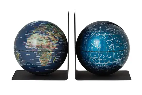 Σετ υδρογείων σφαιρών Troika - BOOKGLOBE, μπλε/ματ, αστερισμοί - 1