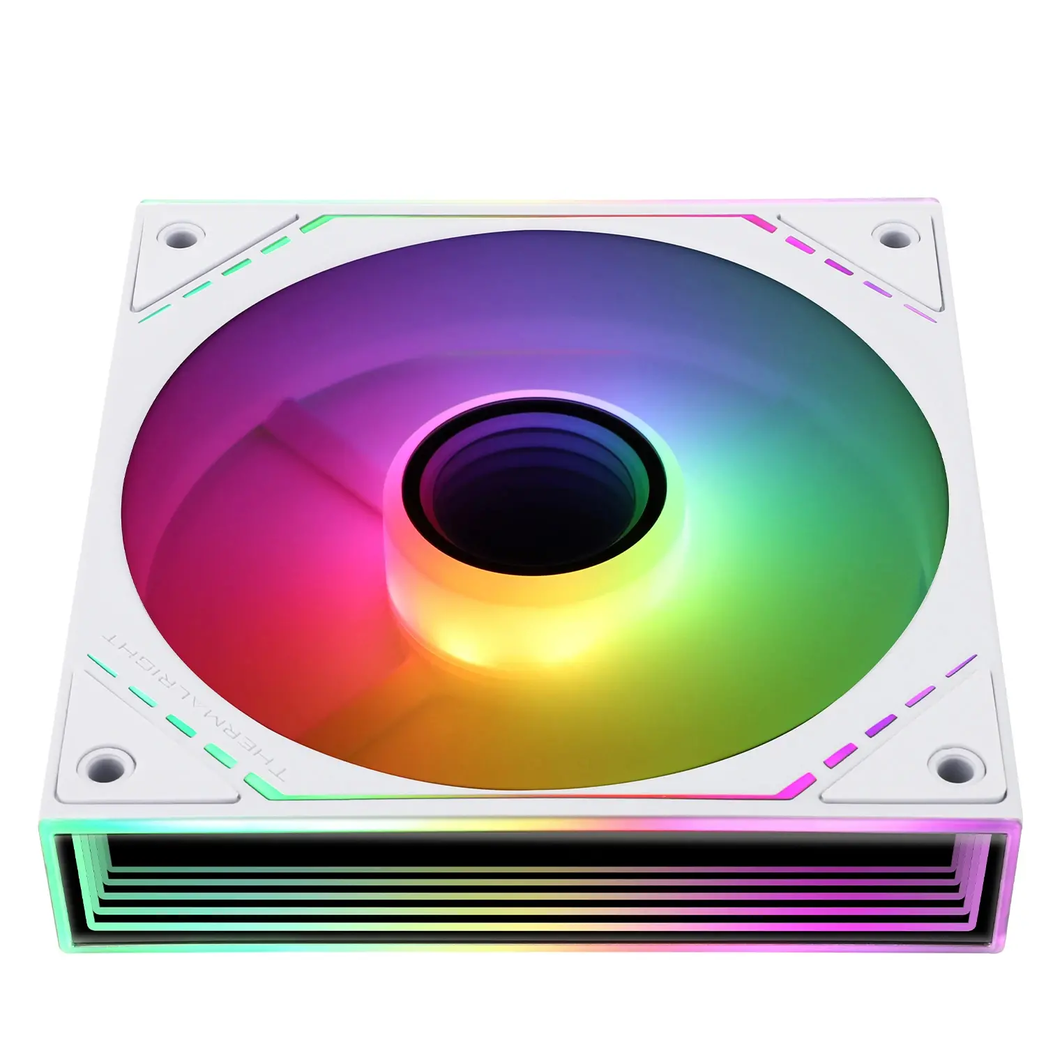 Thermalright ventilator Fan 120mm - TL-M12W-S - Infinity Mirror aRGB Lighting, Alb - image 1
