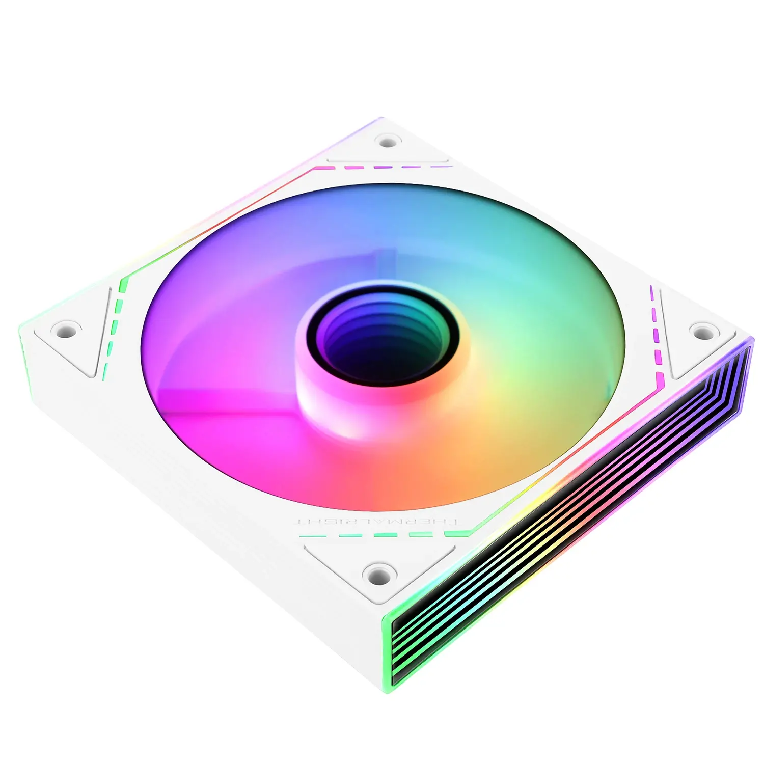 Thermalright ventilator Fan 120mm - TL-M12W-S - Infinity Mirror aRGB Lighting, Alb - image 2