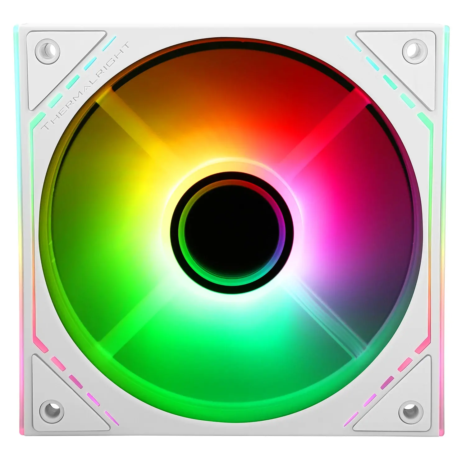 Thermalright ventilator Fan 120mm - TL-M12W-S - Infinity Mirror aRGB Lighting, Alb - image 4