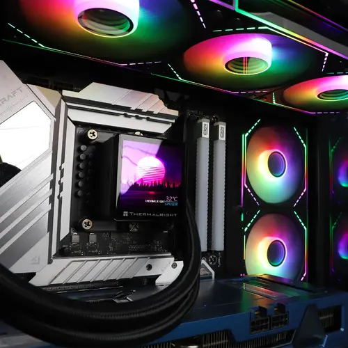Thermalright ανεμιστήρας Fan 120mm - TL-M12-S - Infinity Mirror aRGB Lighting, μαύρος - 8