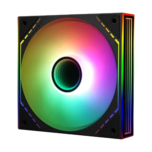 Thermalright ventilator Fan 120mm - TL-M12-S - Infinity Mirror aRGB Lighting, negru - 1