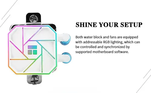 Thermalright водно охлаждане Water Cooling Aqua Elite 360 White A-RGB V3 - LGA1851/LGA1700/AM5 - image 10