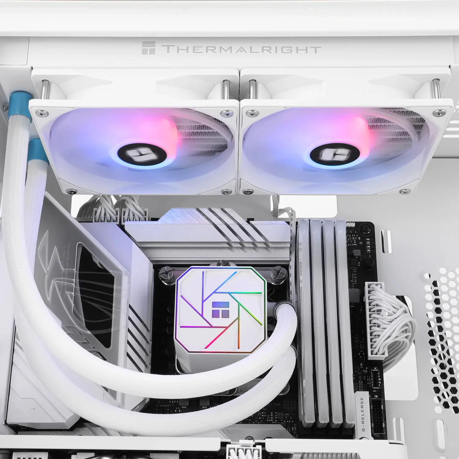 Thermalright υδρόψυξη Water Cooling Aqua Elite 240 White A-RGB V3 - LGA1851/LGA1700/AM5 - image 7