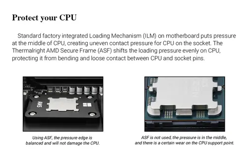 Thermalright Kit de montare - Bending Correct Frame - ASF AM5 BLACK V2 - 4