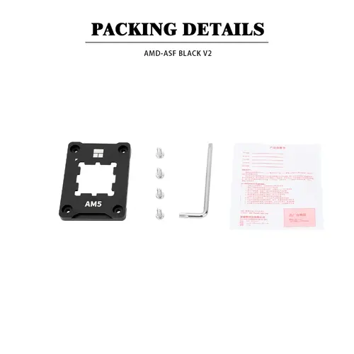 Thermalright Kit de montare - Bending Correct Frame - ASF AM5 BLACK V2 - 8