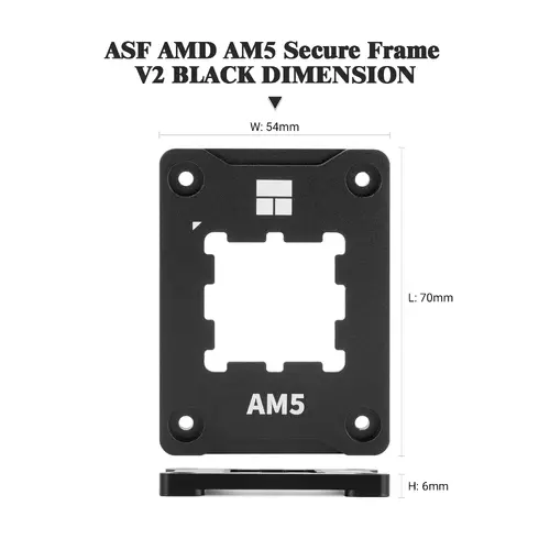 Thermalright Κιτ στήριξης - Bending Correct Frame - ASF AM5 BLACK V2 - 9