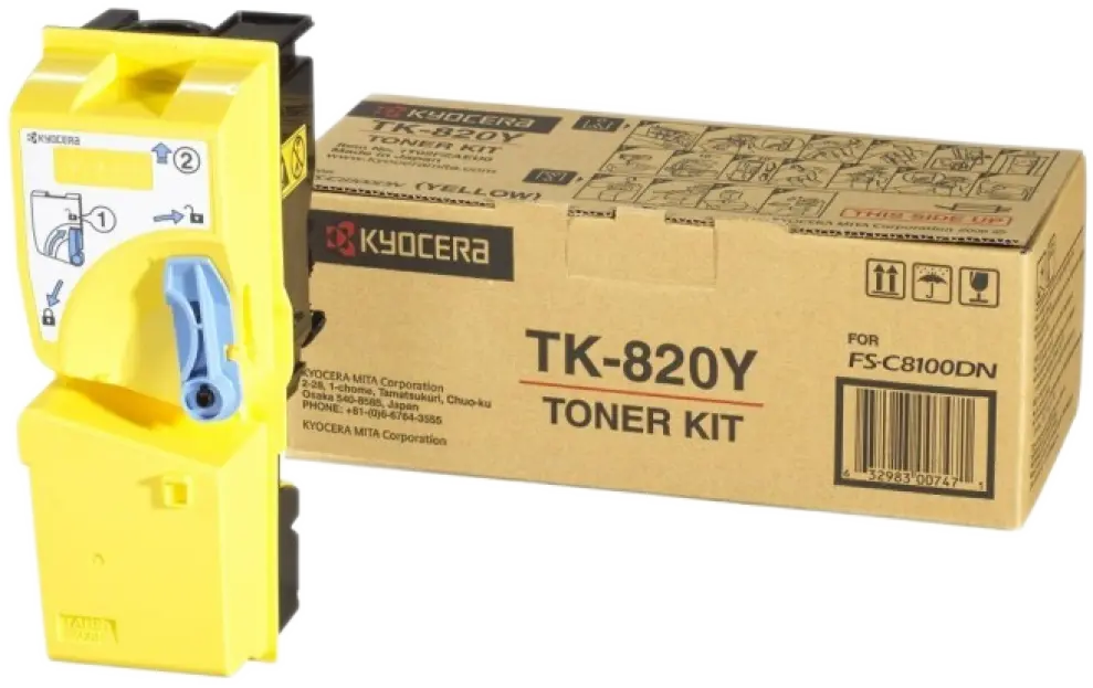 Cartuș toner Kyocera TK-820Y, galben