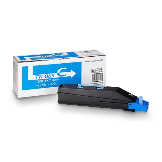 Cartuș toner Kyocera TK-865C, albastru