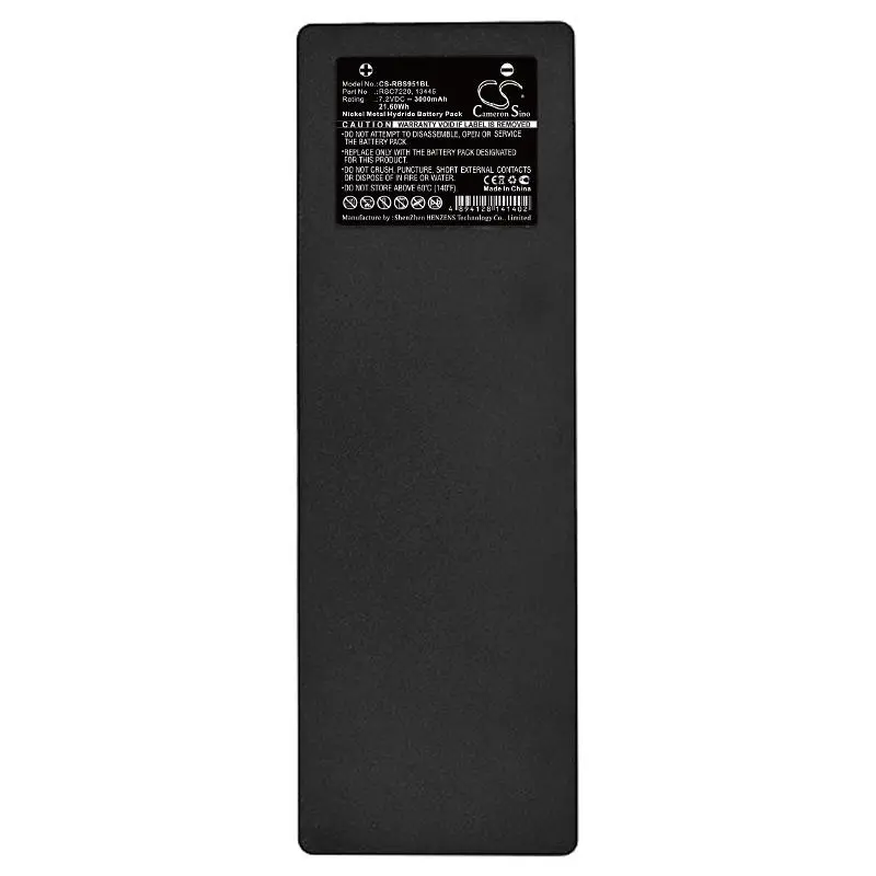 Μπαταρία για τηλεχειριστήριο γερανού Palfinger 590 , 960 ; Scanreco 592, 960 RSC7220 NIMH 7,2V 3000mAh Cameron Sino