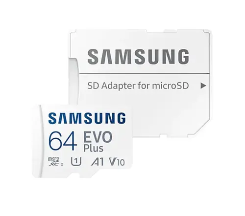 Памет, Samsung 64GB micro SD Card EVO Plus with Adapter, Class10, Transfer Speed up to 160MB/s - image 3