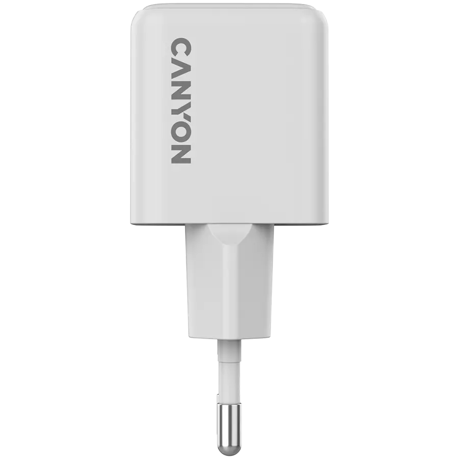 CANYON charger CU20AC GaN 20W 1xPD 1xQC EU White - image 4