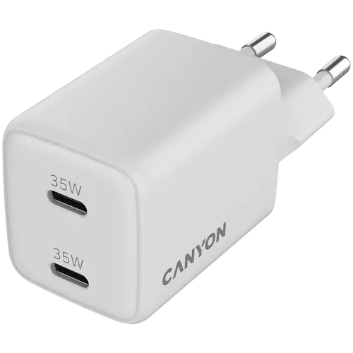 CANYON charger CU35CC GaN 35W 2xPD EU White - image 2