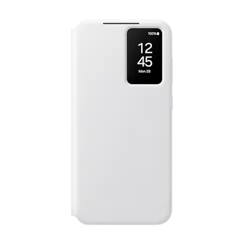 Калъф, Samsung S24 FE Smart View Wallet Case White