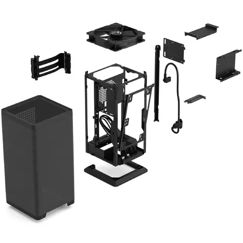 Кутия за компютър, FRACTAL DESIGN FD MOOD BLACK MITX - image 6