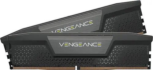 CORSAIR DDR5, 6400MT/s 64GB 2x32GB DIMM, 32-40-40-84, Std PMIC, XMP 3.0, VENGEANCE DDR5 Black Heatspreader, 1.4V
