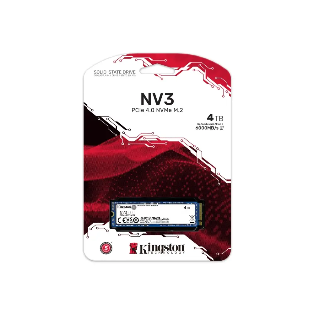 Твърд диск, Kingston NV3 4TB Gen 4 - image 2