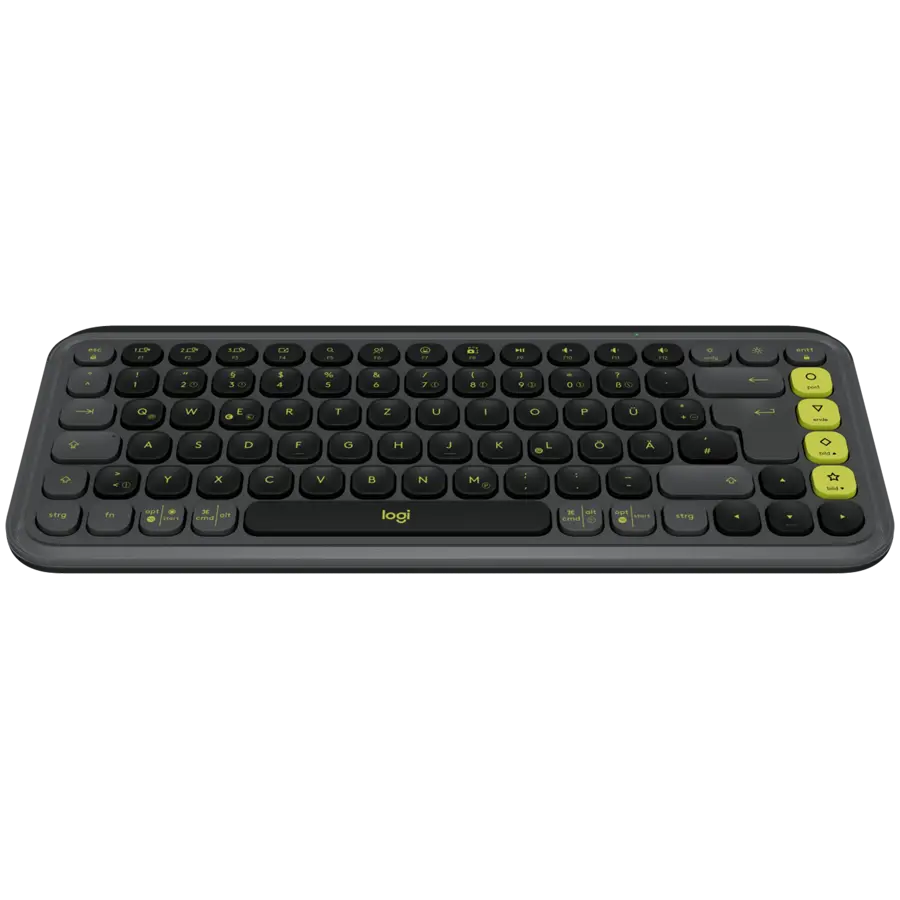 Клавиатура, Logitech Pop Icon Keys - Grahite - US INT'L - BT - N/A - INTNL-973 - image 1