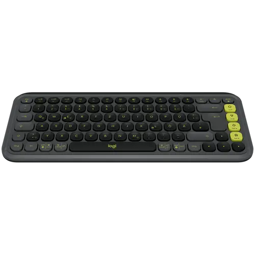 Клавиатура, Logitech Pop Icon Keys - Grahite - US INT'L - BT - N/A - INTNL-973 - image 1