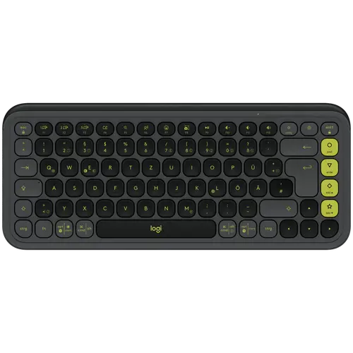 Клавиатура, Logitech Pop Icon Keys - Grahite - US INT'L - BT - N/A - INTNL-973
