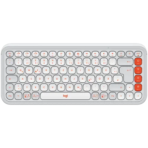 Πληκτρολόγιο, Logitech Pop Icon Keys - White - US INT'L - BT - N/A - INTNL-973 - 1