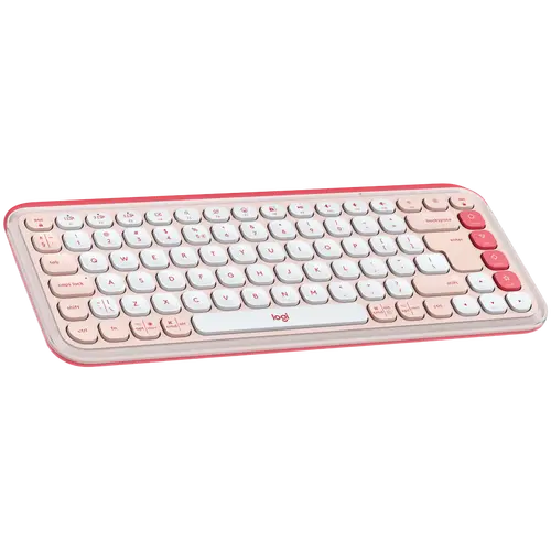 Клавиатура, Logitech Pop Icon Keys - Rose - US INT'L - BT - N/A - INTNL-973 - image 2